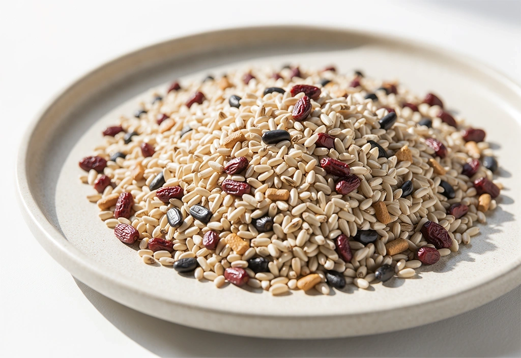 Assortimento di legumi e cereali